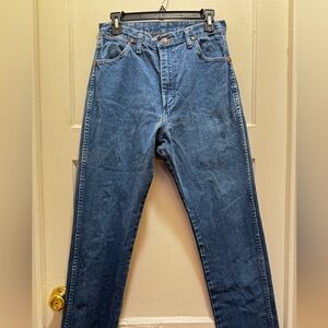 Vintage Wranglers high waisted straight leg jeans
